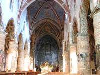 Die kleine Kirche in Lodi. Bild ist etwas überbelichtet, dafür sieht man die Decke!